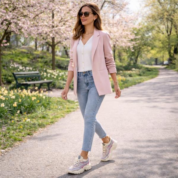 Lina | Sneakers Traspiranti e Leggere per Passeggio – Comfort e Design Sportivo 3