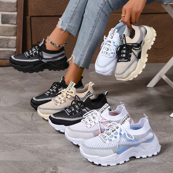 Lina | Sneakers Traspiranti e Leggere per Passeggio – Comfort e Design Sportivo 4