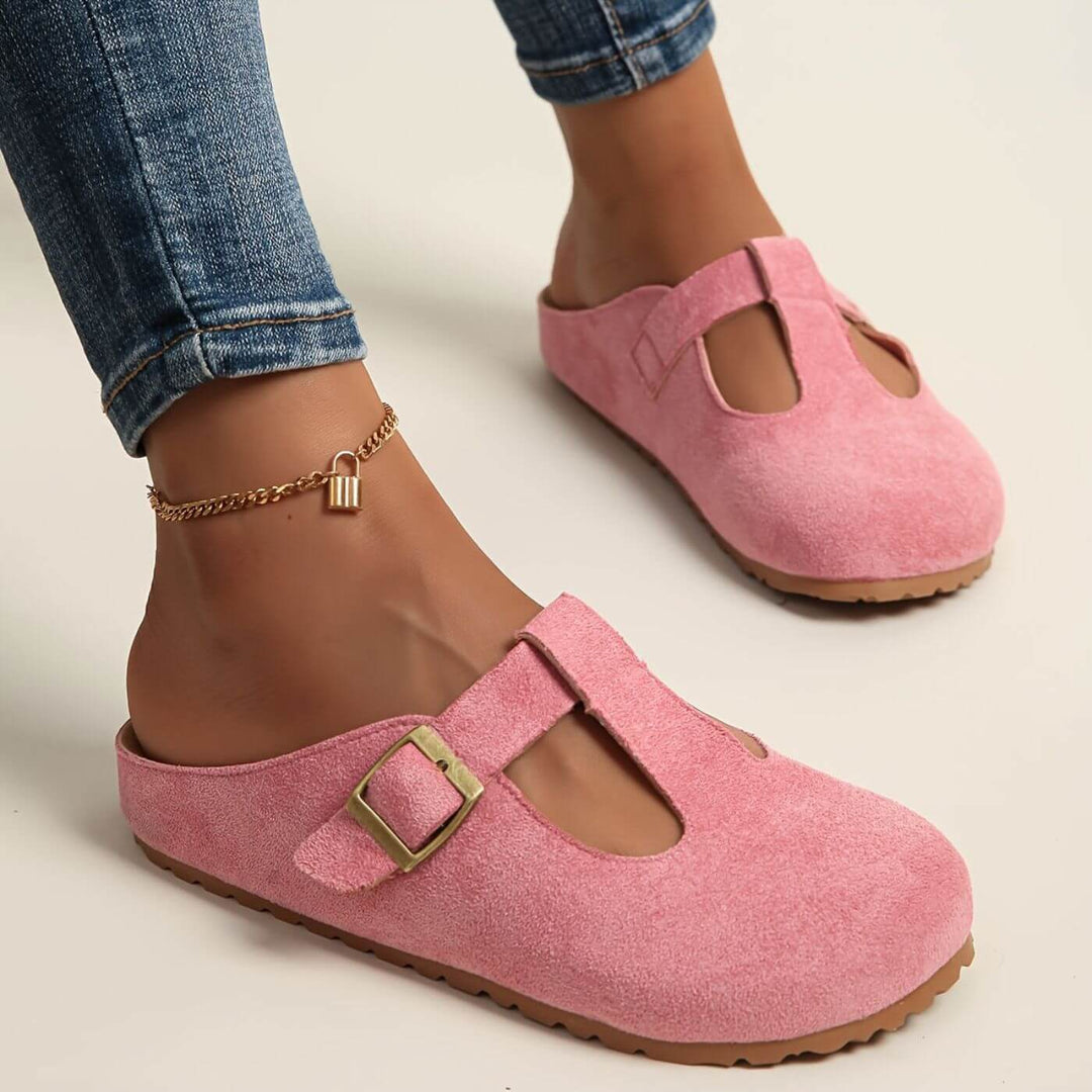 Lina | Zoccoli Donna Regolabili e Colorati in Legno, Comfort Ergonomico 1