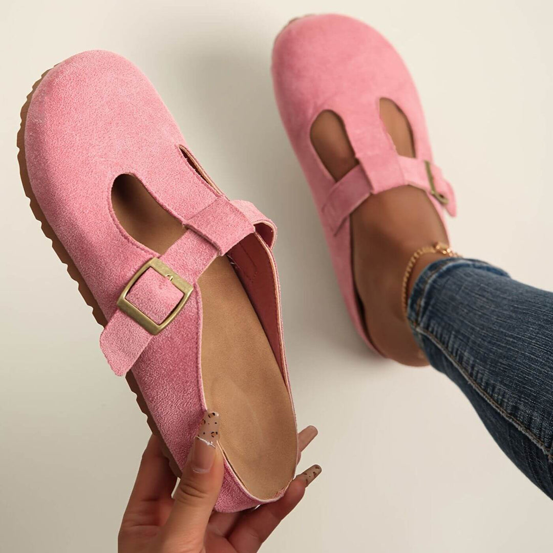 Lina | Zoccoli Donna Regolabili e Colorati in Legno, Comfort Ergonomico 3