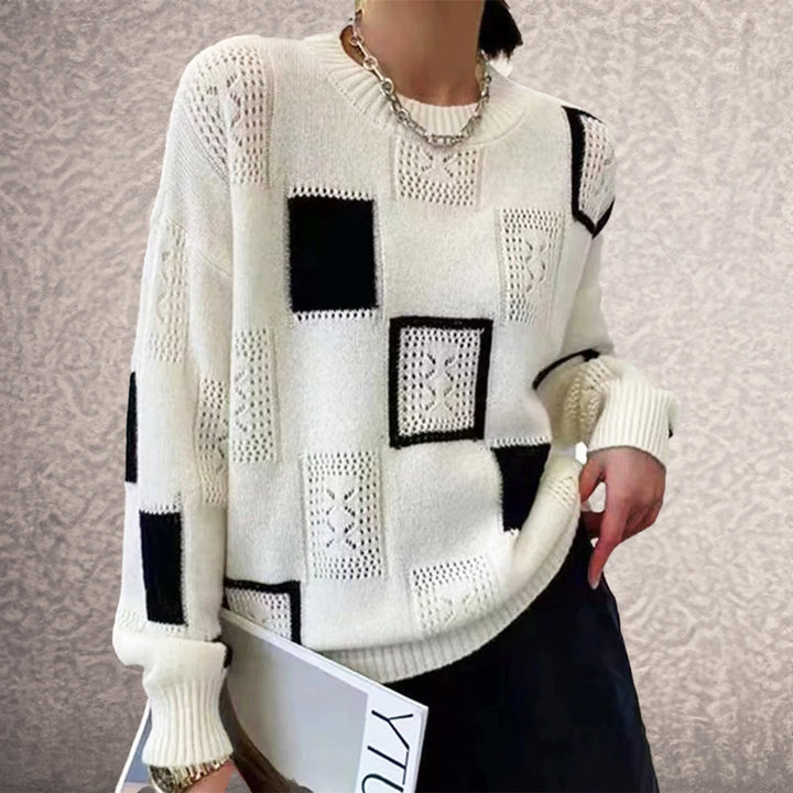 Linde | Comodo e caldo maglione a collo alto 0