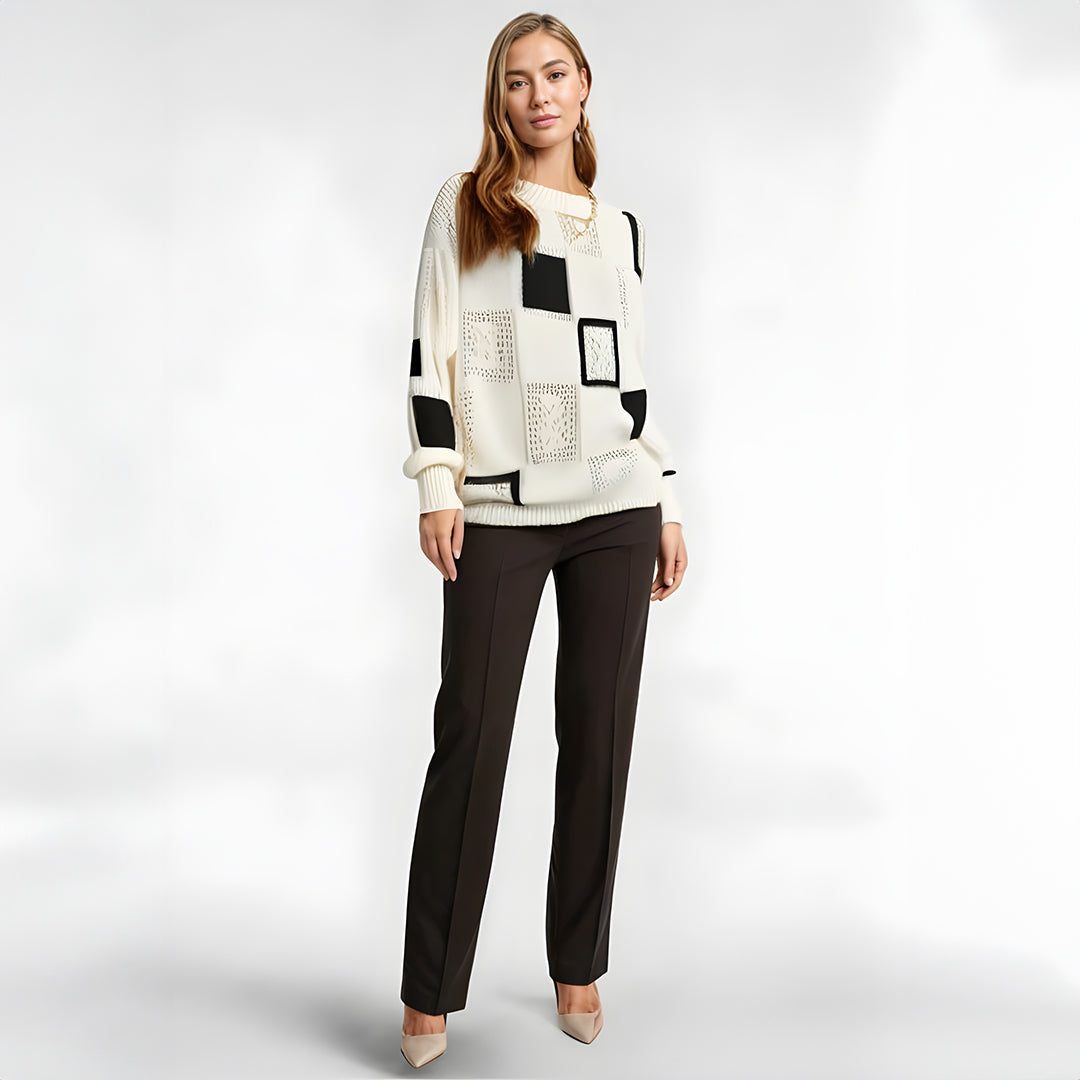 Linde | Comodo e caldo maglione a collo alto 3