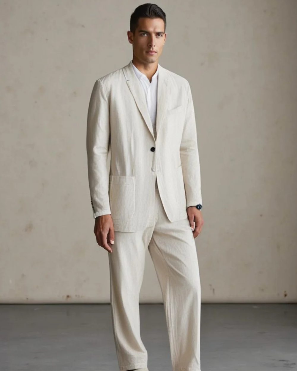 LinoLux | Elegante Set di Biancheria in Lino Slim Fit 2