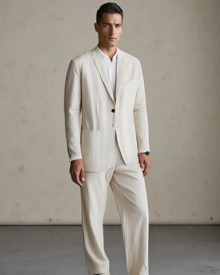 LinoLux | Elegante Set di Biancheria in Lino Slim Fit 2