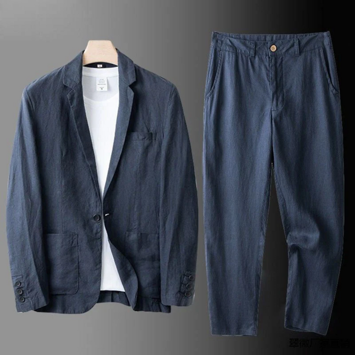 LinoLux | Elegante Set di Biancheria in Lino Slim Fit 7
