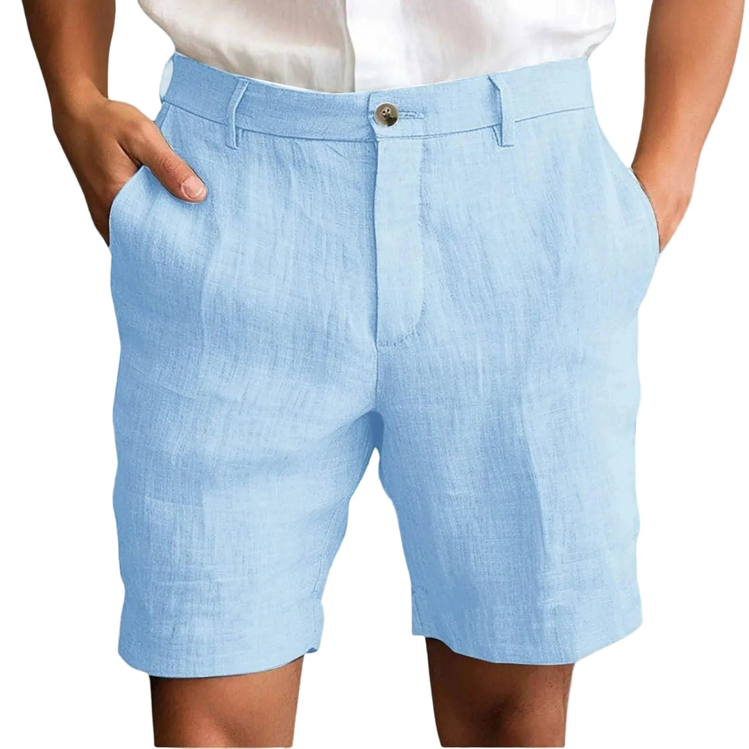 LinoVibe | Eleganti Pantaloncini Uomo in Lino Traspirante e Leggero 6