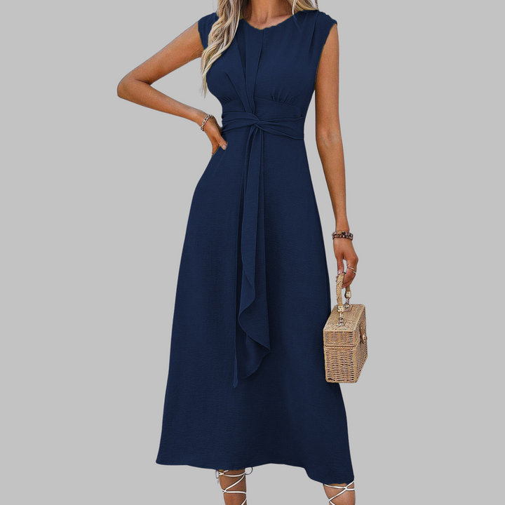 Liora | Elegante Abito Midi Cerimonia con Cintura per Donna 7