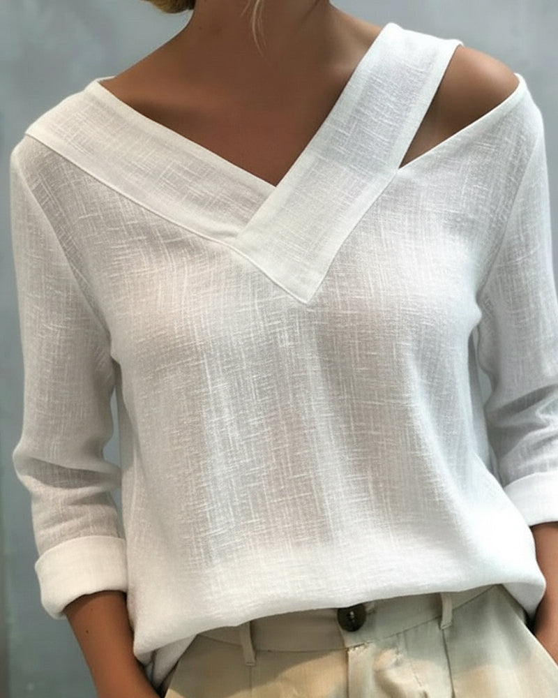 Liora | Elegante e Comoda Canottiera Donna in Tessuto Fluido 0