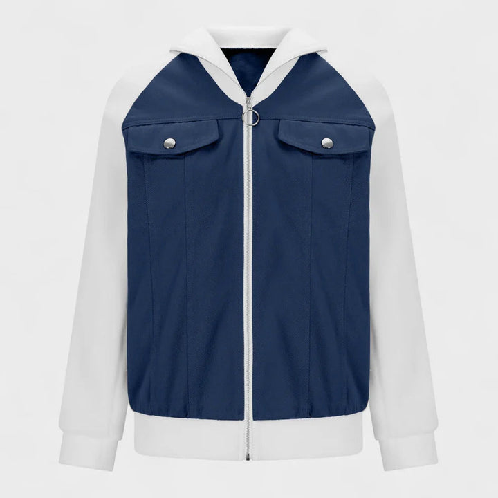 Liora | Giacca calda in denim sherpa da donna 1