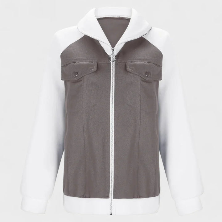 Liora | Giacca calda in denim sherpa da donna 7
