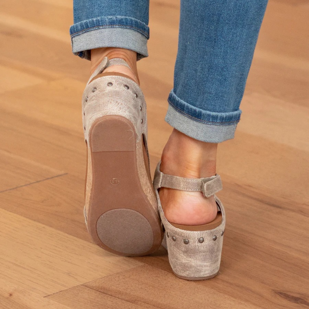 Liorina | Eleganti e casual sandali estivi con zeppa 2