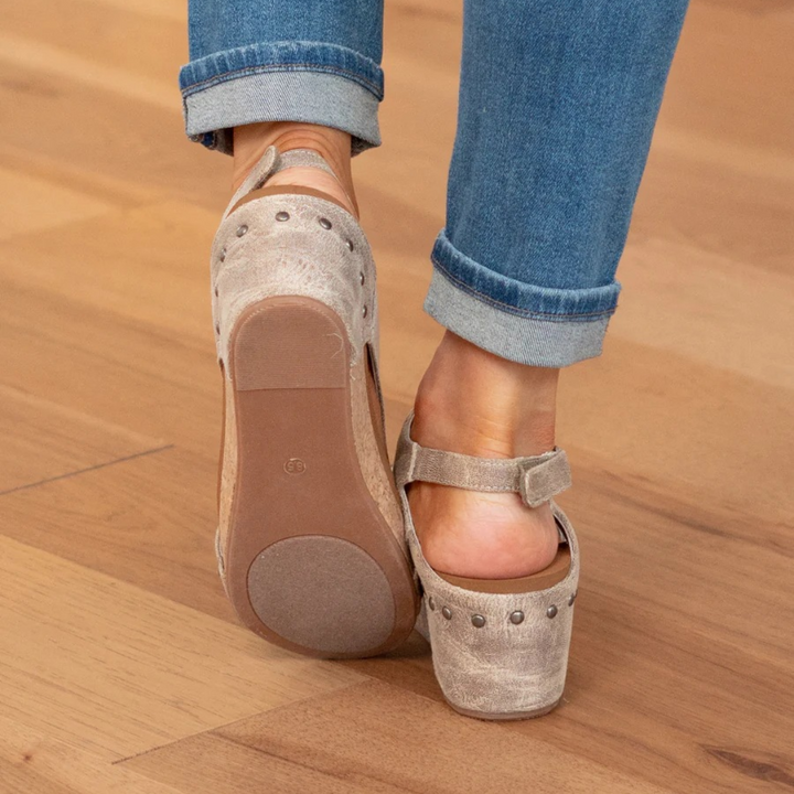 Liorina | Eleganti e casual sandali estivi con zeppa 2