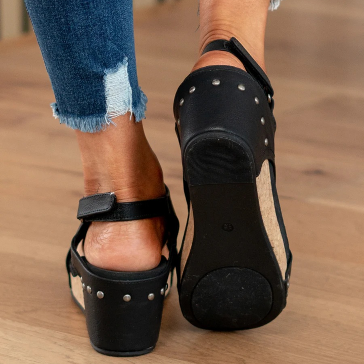 Liorina | Eleganti e casual sandali estivi con zeppa 7