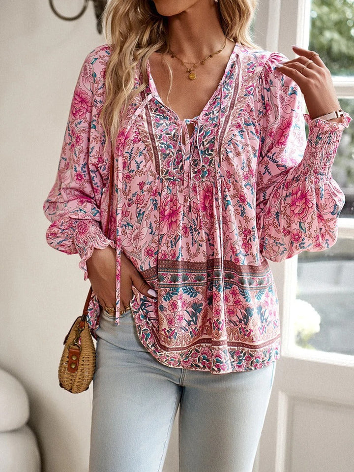 Lisa | Top leggero ed elegante con stampa floreale 0