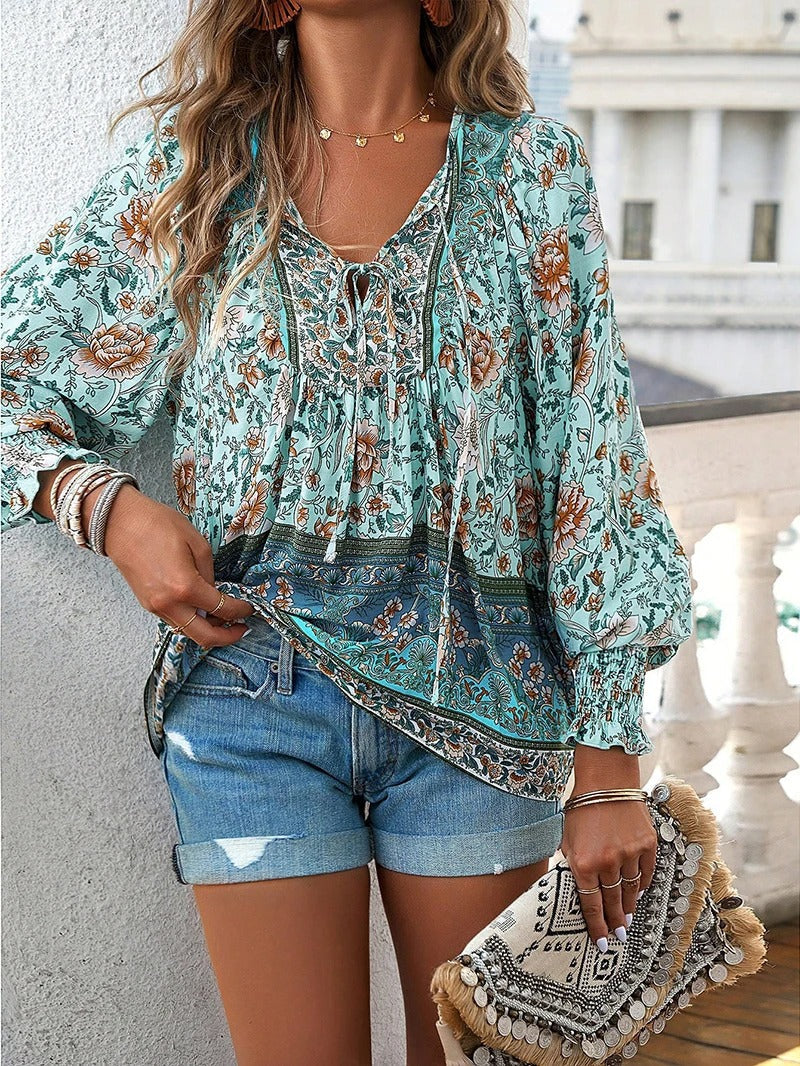 Lisa | Top leggero ed elegante con stampa floreale 2