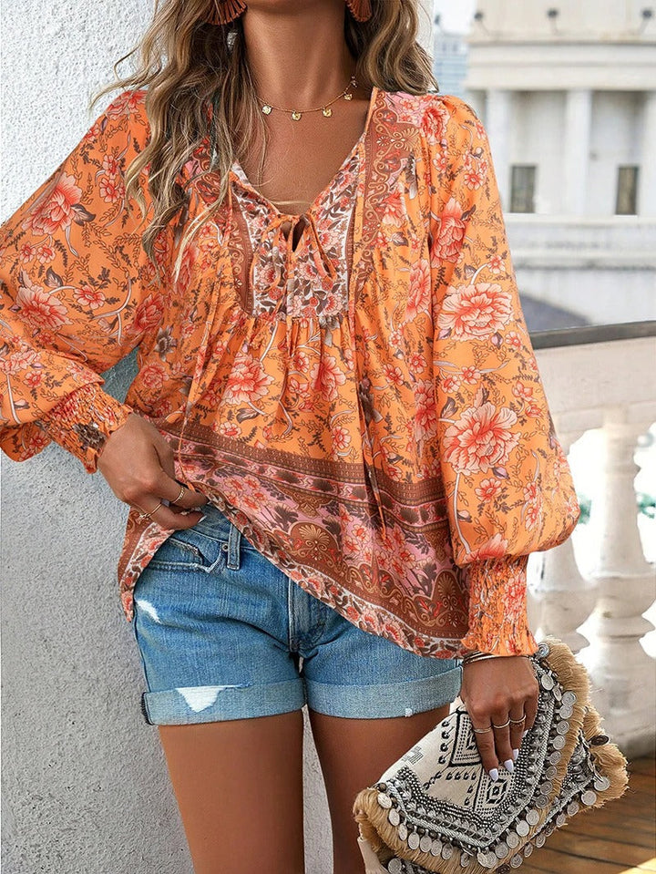Lisa | Top leggero ed elegante con stampa floreale 3