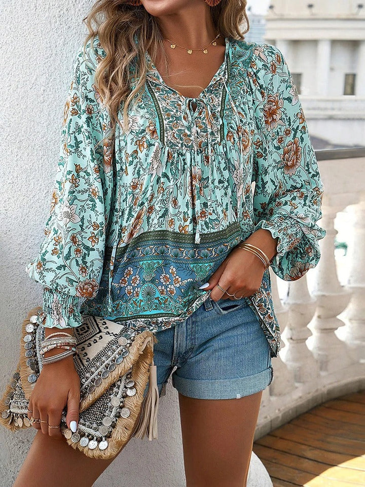 Lisa | Top leggero ed elegante con stampa floreale 4