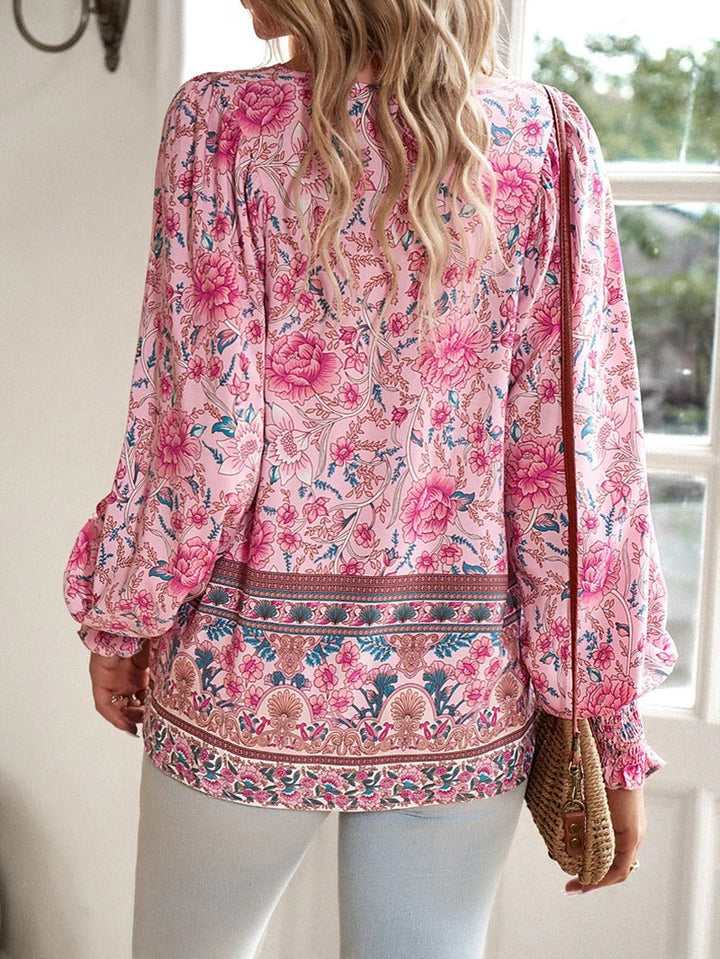 Lisa | Top leggero ed elegante con stampa floreale 6