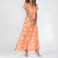 Tamara | Elegante Maxi Abito Cerimonia Donna Floreale