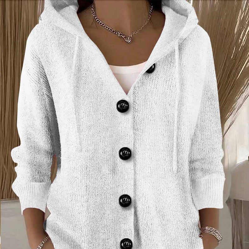 Livia | Cardigan Lungo Donna Elegante a Maniche Lunghe 0