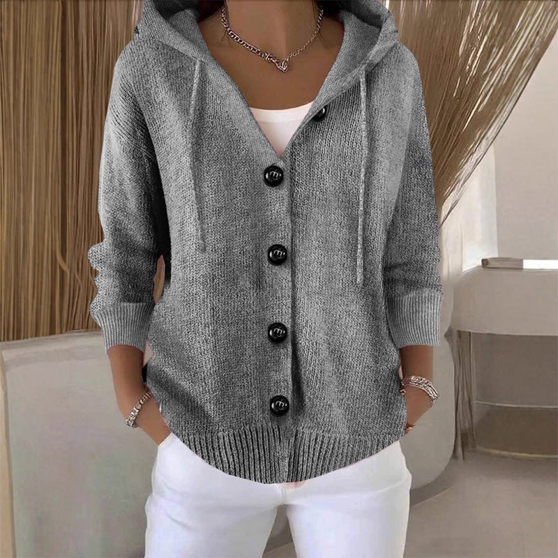 Livia | Cardigan Lungo Donna Elegante a Maniche Lunghe 2