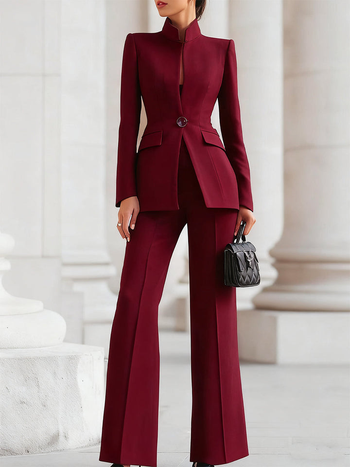 Livia | Completo Donna Elegante – Tailleur Donna con Blazer e Pantaloni Fluidi 2