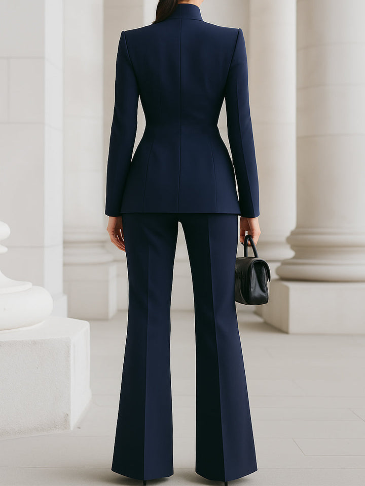 Livia | Completo Donna Elegante – Tailleur Donna con Blazer e Pantaloni Fluidi 7