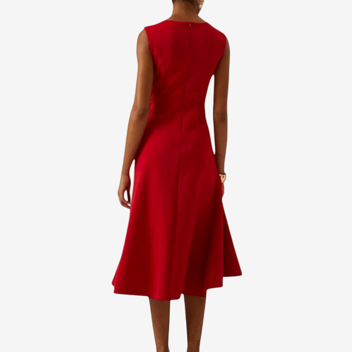 Livia | Elegante Abito Midi Cerimonia Asimmetrico per Donna 1