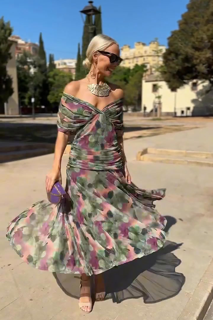 Livia | Elegante Abito da Cerimonia Lungo con Scollo a V per Donna 4