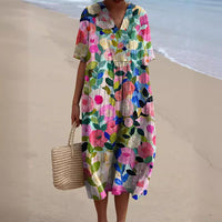 Claudia | Elegant Floral Summer Dress for Women