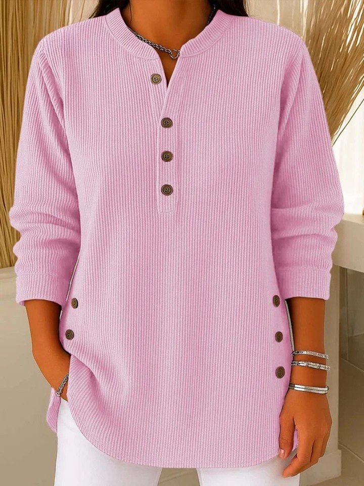 Livia | Elegante Maglia Donna a Maniche Lunghe Casual 0