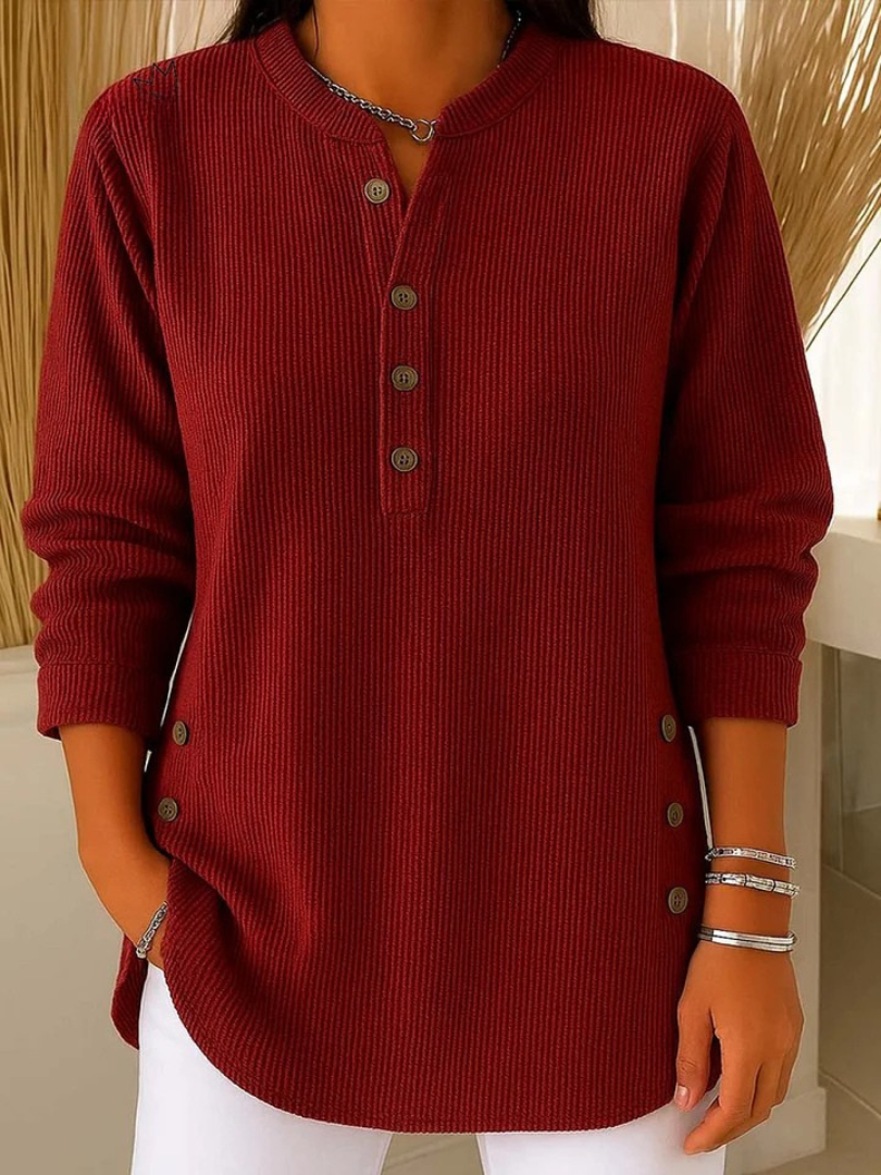Livia | Elegante Maglia Donna a Maniche Lunghe Casual 1