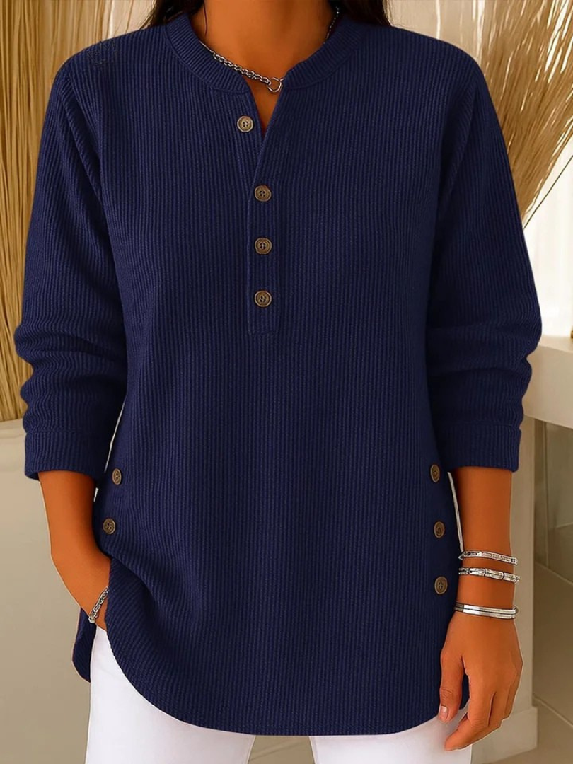 Livia | Elegante Maglia Donna a Maniche Lunghe Casual 2
