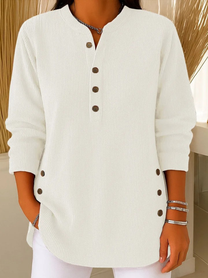 Livia | Elegante Maglia Donna a Maniche Lunghe Casual 3