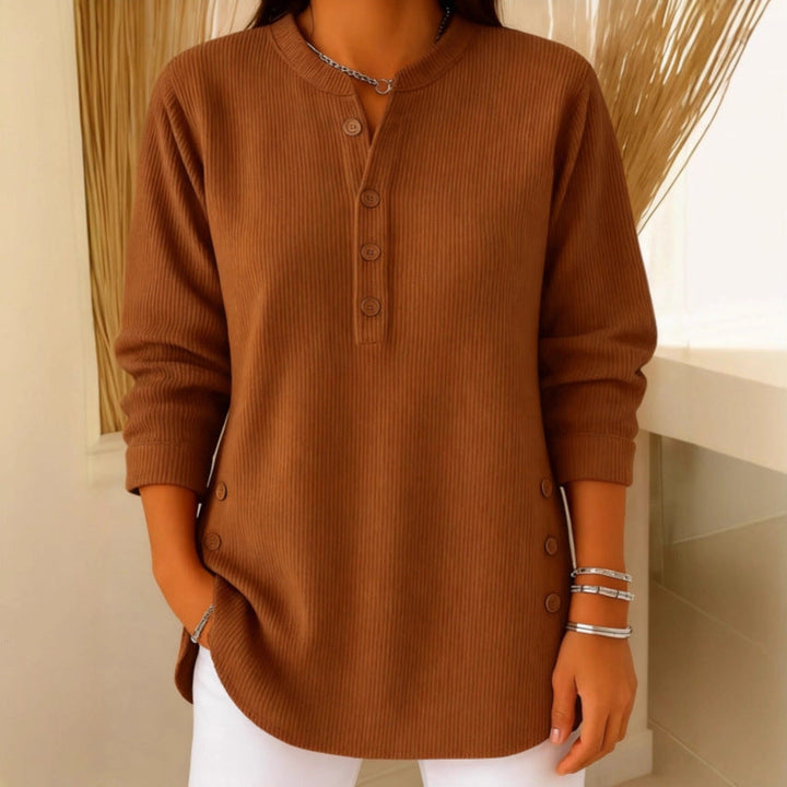 Livia | Elegante Maglia Donna a Maniche Lunghe Casual 6