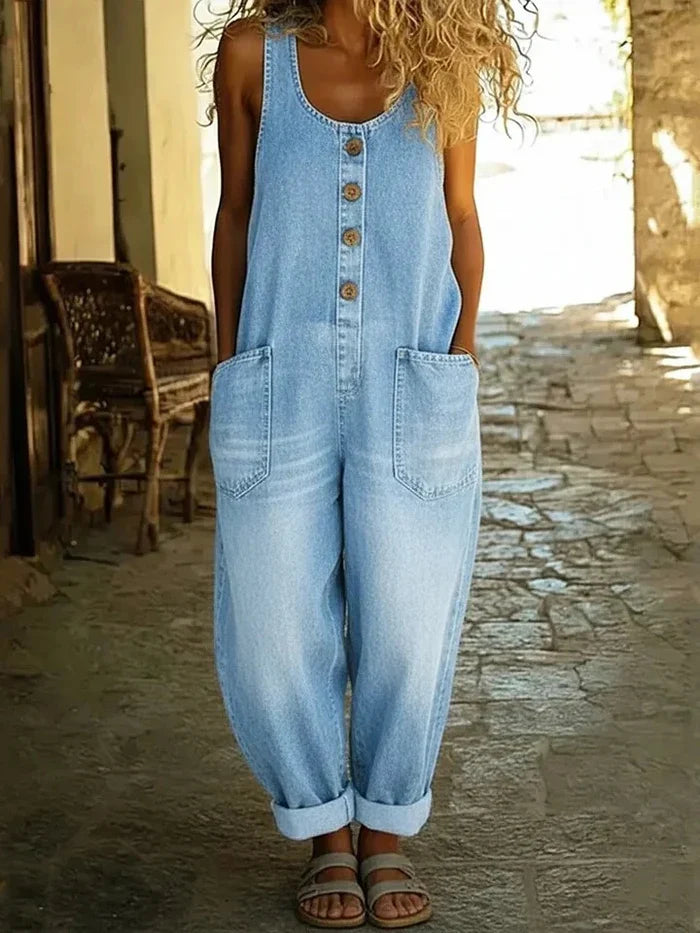 Lora | Comoda Salopette Donna Vintage Casual 0