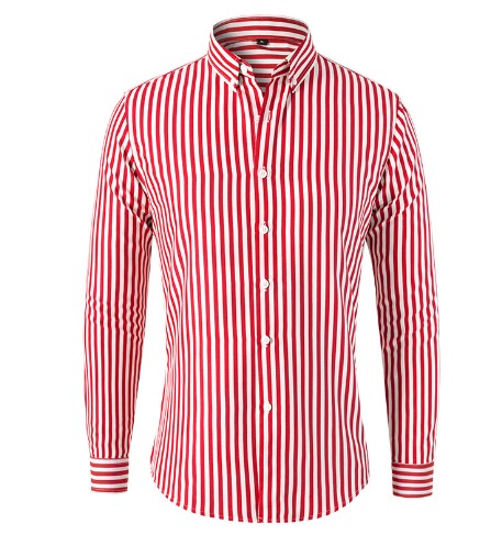 Lorenzo | Elegante Camicia Uomo Slim Fit a Righe Su Misura 5