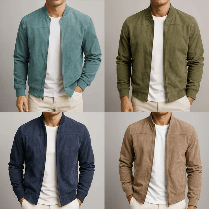 Lorenzo | Elegante Giacca in Pelle Uomo con Taglio Moderno 5