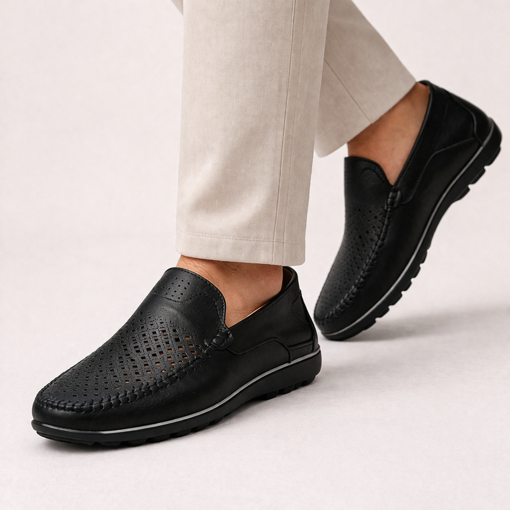 Lorenzo | Mocassini Uomo in Vera Pelle Traspirante 3