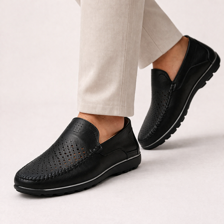 Lorenzo | Mocassini Uomo in Vera Pelle Traspirante 3
