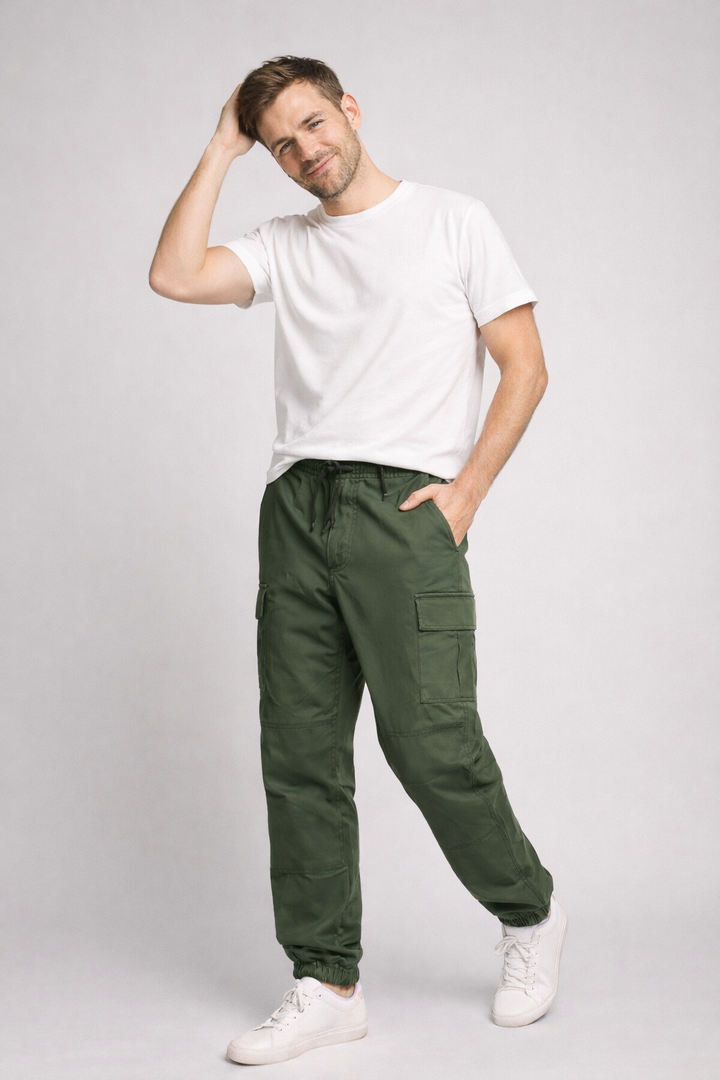 Lorenzo | Pantaloni Cargo Uomo Moderni Comodi Casual Rilassati 1