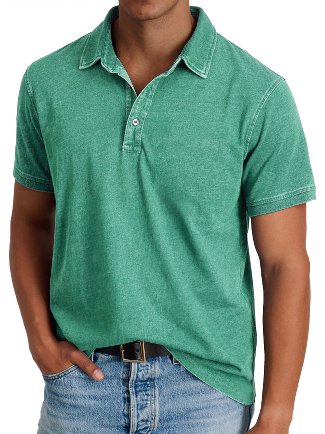 Lorenzo | Polo Uomo Manica Lunga Elegante Comoda Cotone Traspirante 1