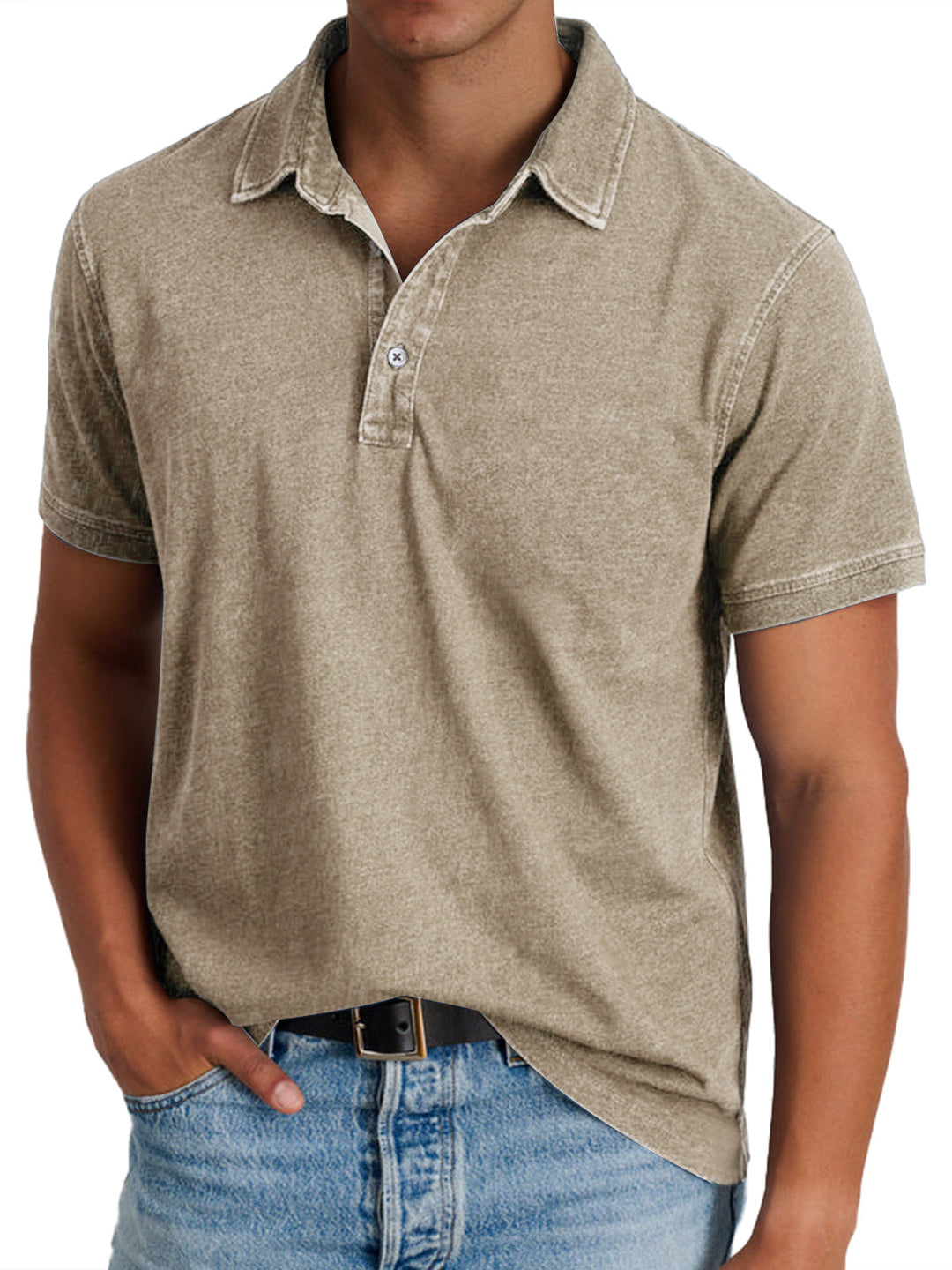 Lorenzo | Polo Uomo Manica Lunga Elegante Comoda Cotone Traspirante 5