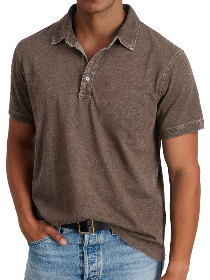 Lorenzo | Polo Uomo Manica Lunga Elegante Comoda Cotone Traspirante 7