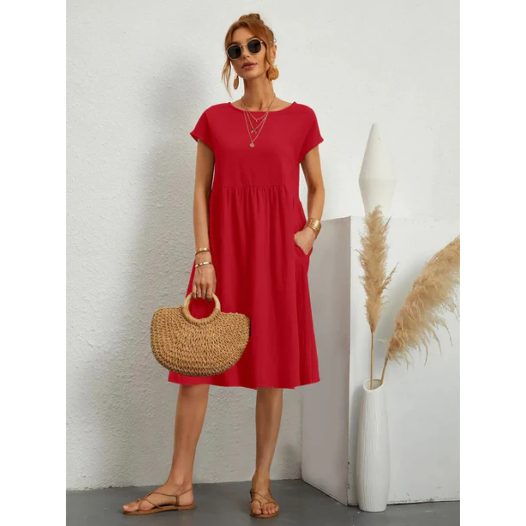 Lotte | Elegante abito estivo dalla vestibilità intramontabile 0