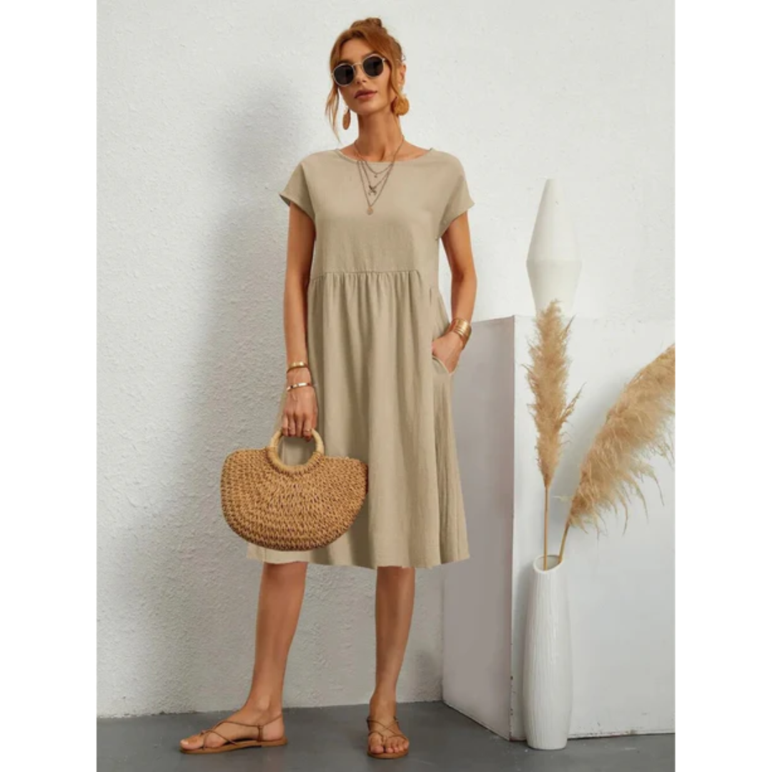 Lotte | Elegante abito estivo dalla vestibilità intramontabile 1