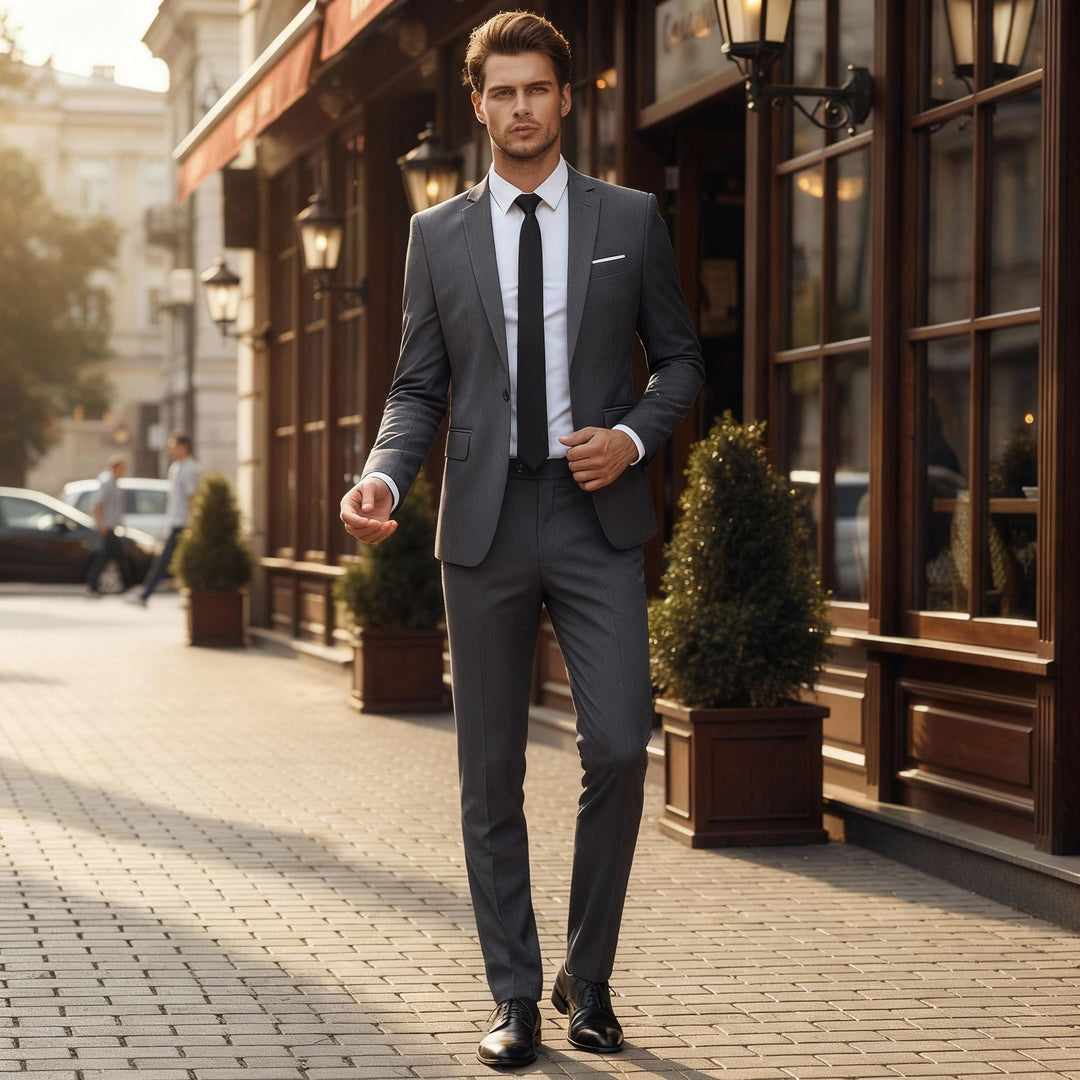 Luca | Completo Uomo Elegante Slim Fit con Giacca e Pantaloni 3