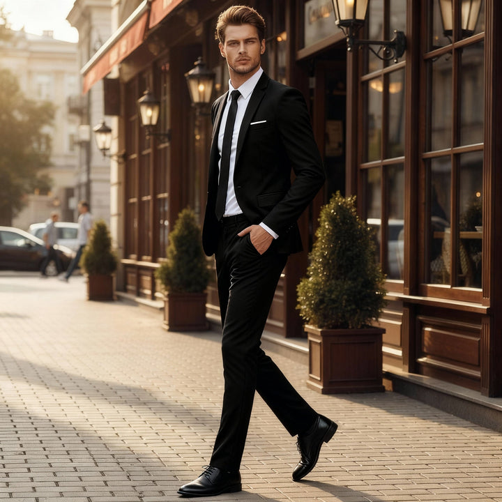 Luca | Completo Uomo Elegante Slim Fit con Giacca e Pantaloni 4