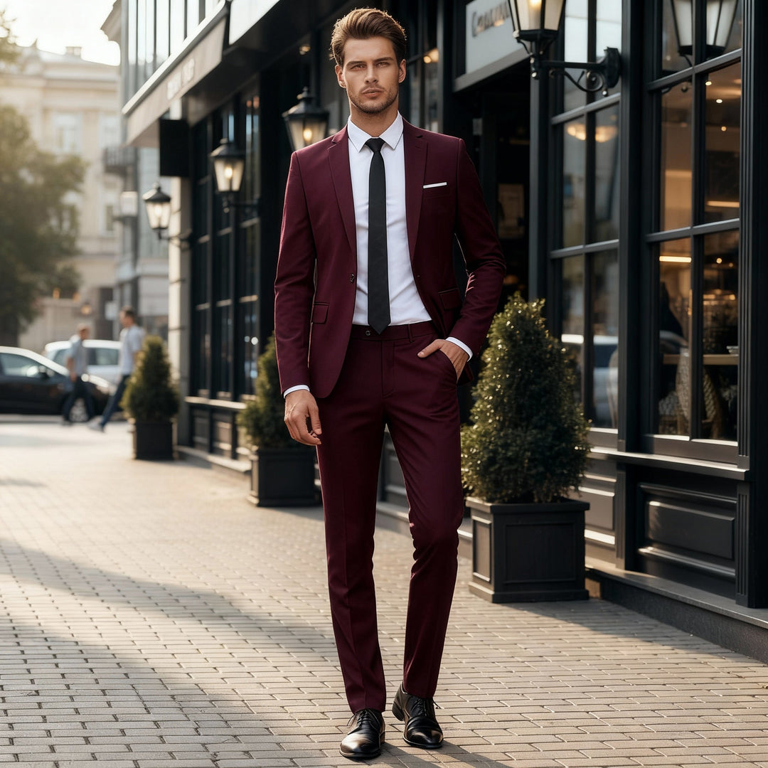 Luca | Completo Uomo Elegante Slim Fit con Giacca e Pantaloni 5