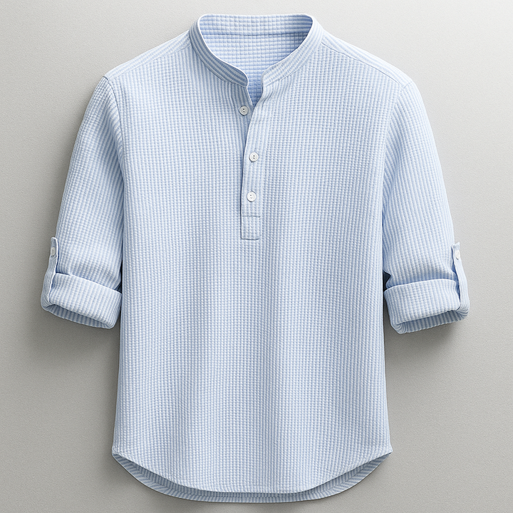 Luca | Elegante Camicia Uomo in Cotone Premium - Vestibilità Su Misura &amp; Comfort Assoluto 0